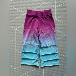 Matilda Jane|Baby girl/toddler flare Ombre Pants in pink & blue,tiered ruffles•